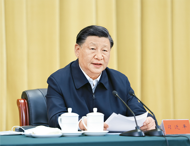 2023年6月2日，中共中央總書記、國家主席、中央軍委主席習近平在北京出席文化傳承發(fā)展座談會并發(fā)表重要講話。 新華社記者 鞠鵬/攝